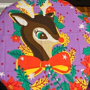 EUC CONDITION LUSH KNOT WRAP: ITS CHRISTMAS DEER